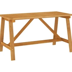Brico Tuintafels-Vidaxl Tuintafel 75X75X31 Cm Geimpregneerd Grenenhout