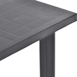 Brico Tuintafels-Vidaxl Tuintafel 80X75X72 Cm Kunststof Antraciet