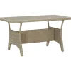 Brico Tuintafels-Vidaxl Tuintafel 130X70X66 Cm Poly Rattan Grijs