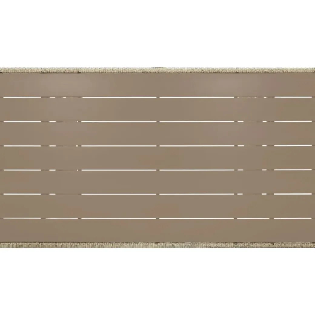 Brico Tuintafels-Vidaxl Tuintafel 130X70X66 Cm Poly Rattan Grijs