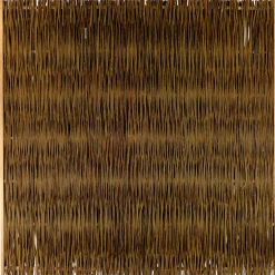 Brico Balkonschermen-Videx Tuinscherm Jutland Wilgen 180X180Cm Bruin