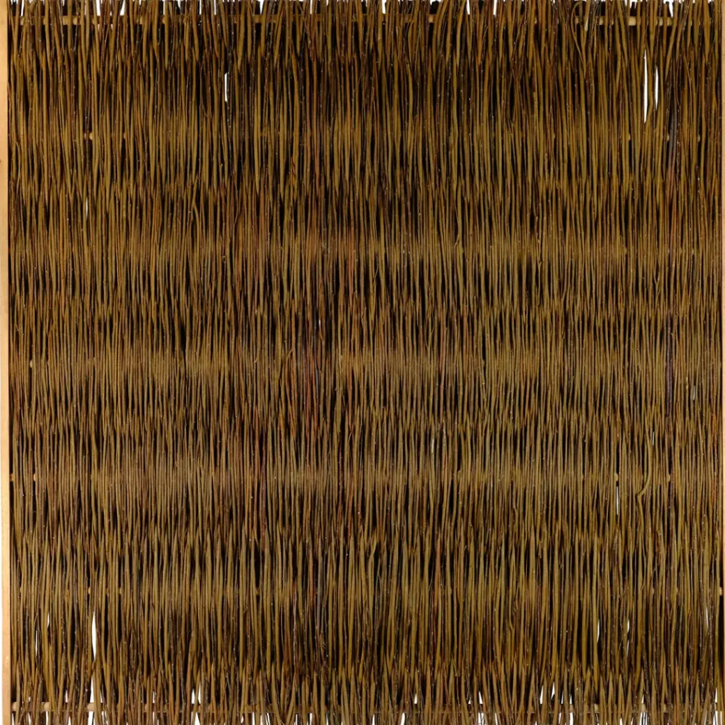 Brico Balkonschermen-Videx Tuinscherm Jutland Wilgen 180X180Cm Bruin