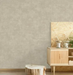 Brico Vinylbehang-Vinylbehang Alba Grijs/Beige A53704