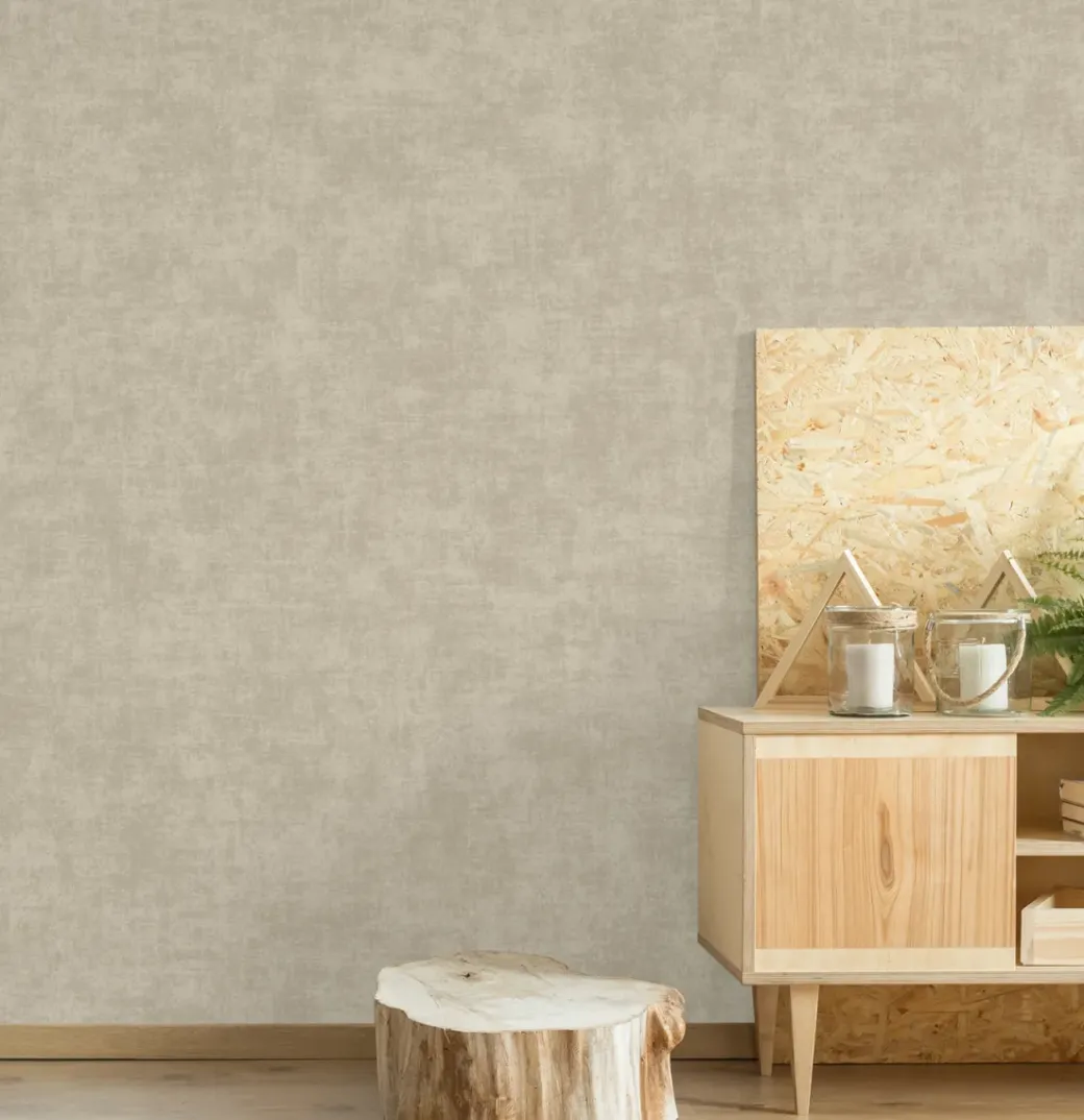 Brico Vinylbehang-Vinylbehang Alba Grijs/Beige A53704