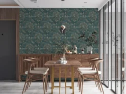 Brico Vinylbehang-Vinylbehang Op Vlies Louvre Blauw 387074