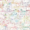 Brico Vinylbehang-Vinylbehang Regenboogbakstenen