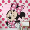 Brico Behang Kinderkamer-Vliesbehang Minnie & Hearts Mural