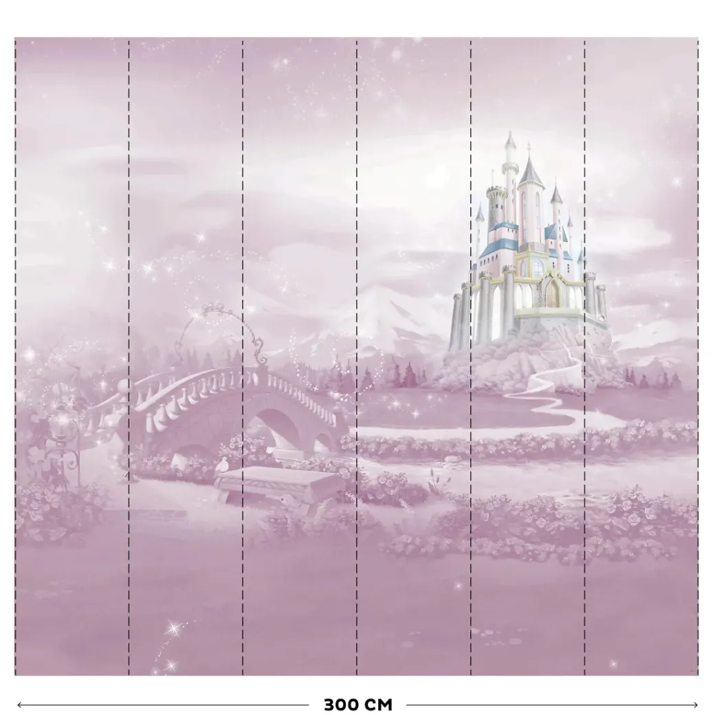 Brico Behang Kinderkamer-Vliesbehang Princess Castle Mural