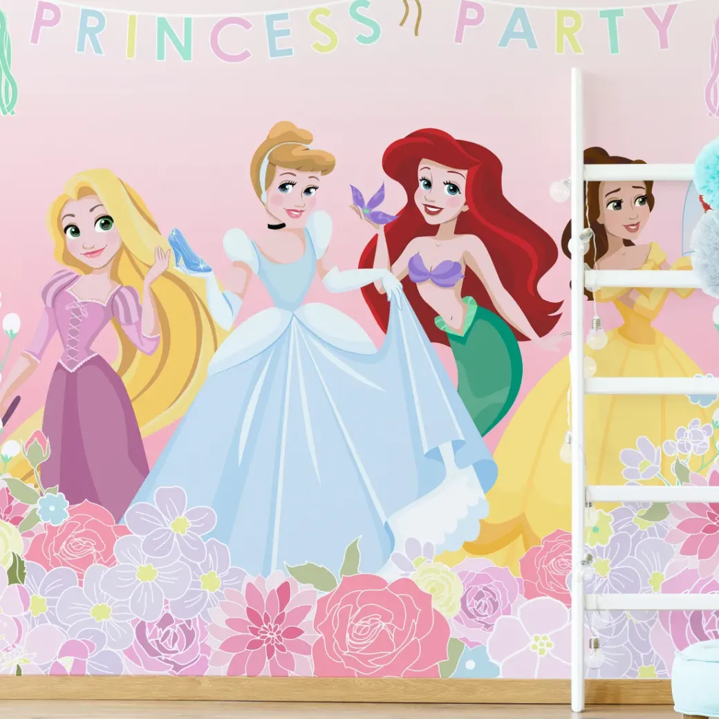 Brico Behang Kinderkamer-Vliesbehang Princess Party Mural
