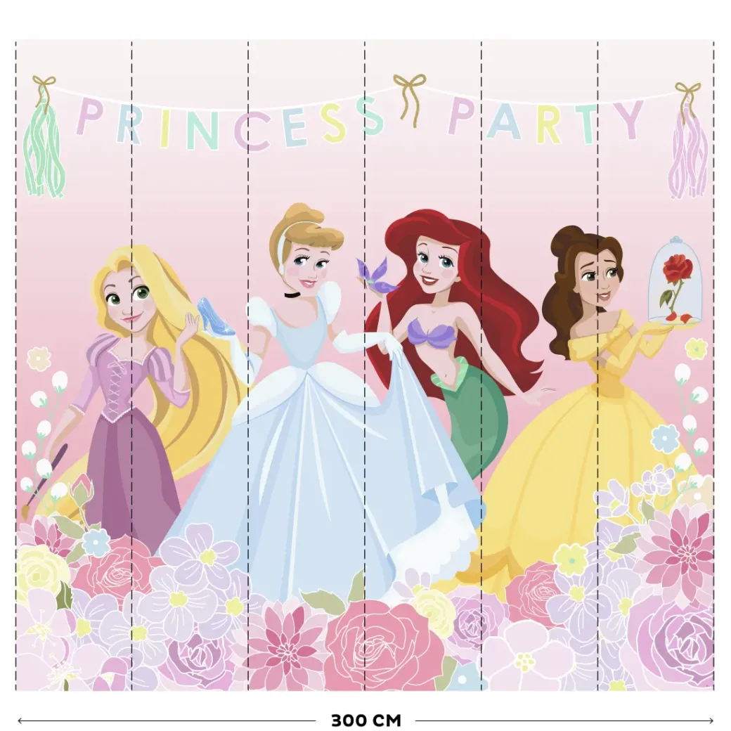 Brico Behang Kinderkamer-Vliesbehang Princess Party Mural