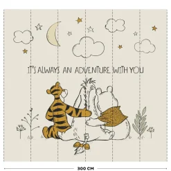 Brico Behang Kinderkamer-Vliesbehang Winnie The Pooh Friends Forever Mural