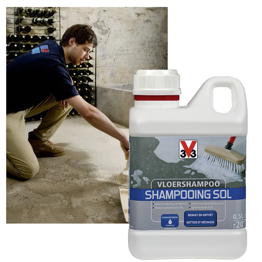Vloershampoo V33 500Ml|Brico New