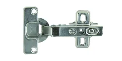 Brico Deurscharnieren-Vynex Onzichtbare Scharnier Met Clip Dia. 35Mm 110° Voor Opdekdeur Vernikkeld Staal