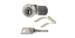 Brico Deursloten-Vynex Slot Voor Brievenbus Verzinkt Staal Diam. 17Mm