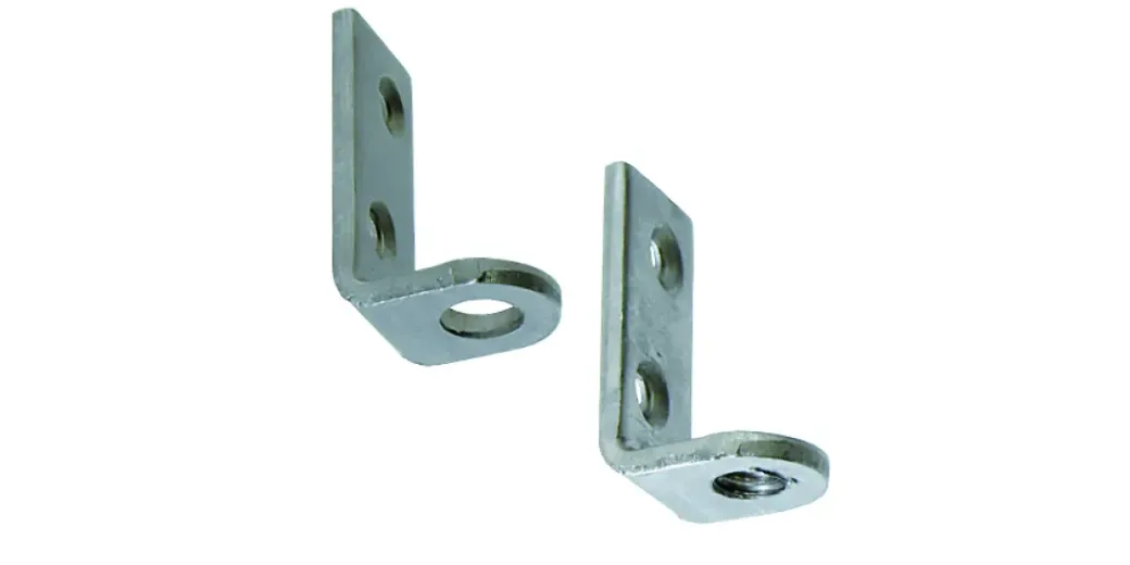 Brico Deurscharnieren-Vynex Stalen Hoekprofielen Diam. 8Mm 4 Stuks