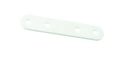 Brico Deurscharnieren-Vynex Verbindingslipje Staal Wit Geplastificeerd 80Mm 4 Stuks