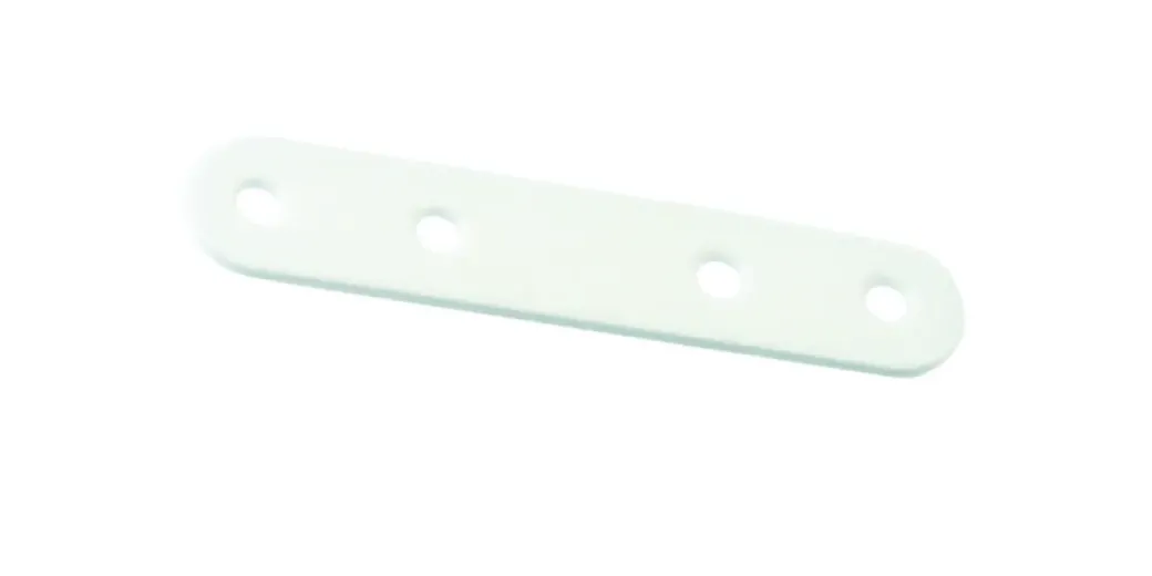 Brico Deurscharnieren-Vynex Verbindingslipje Staal Wit Geplastificeerd 80Mm 4 Stuks