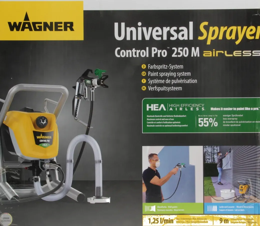 Brico Verfspuiten-Wagner High Efficiency Airless Spuitsysteem Control 250M