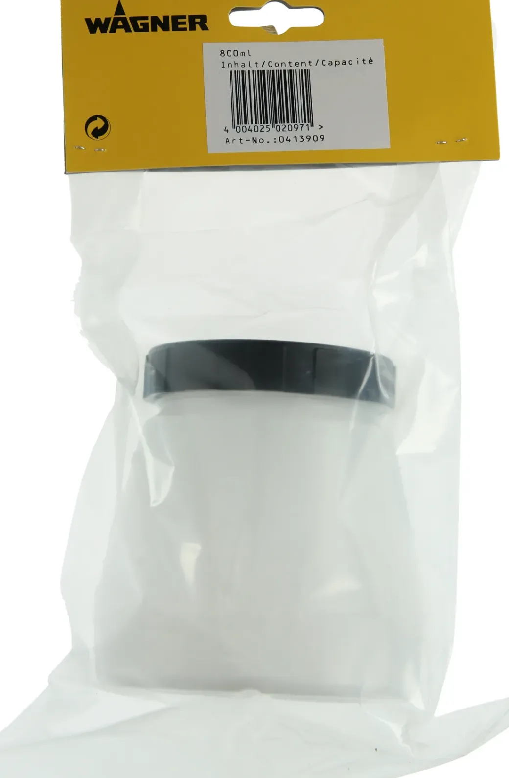 Brico Verfspuiten-Wagner Reserve Beker Hvlp 800 Ml.