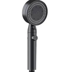 Waterbesparende Douchekop Set - Mat Zwart - 5 Straalstanden|Brico Best