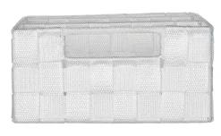 Wenko Organizer Adria 3-Vaks 32X21X10Cm Met Wit|Brico Outlet