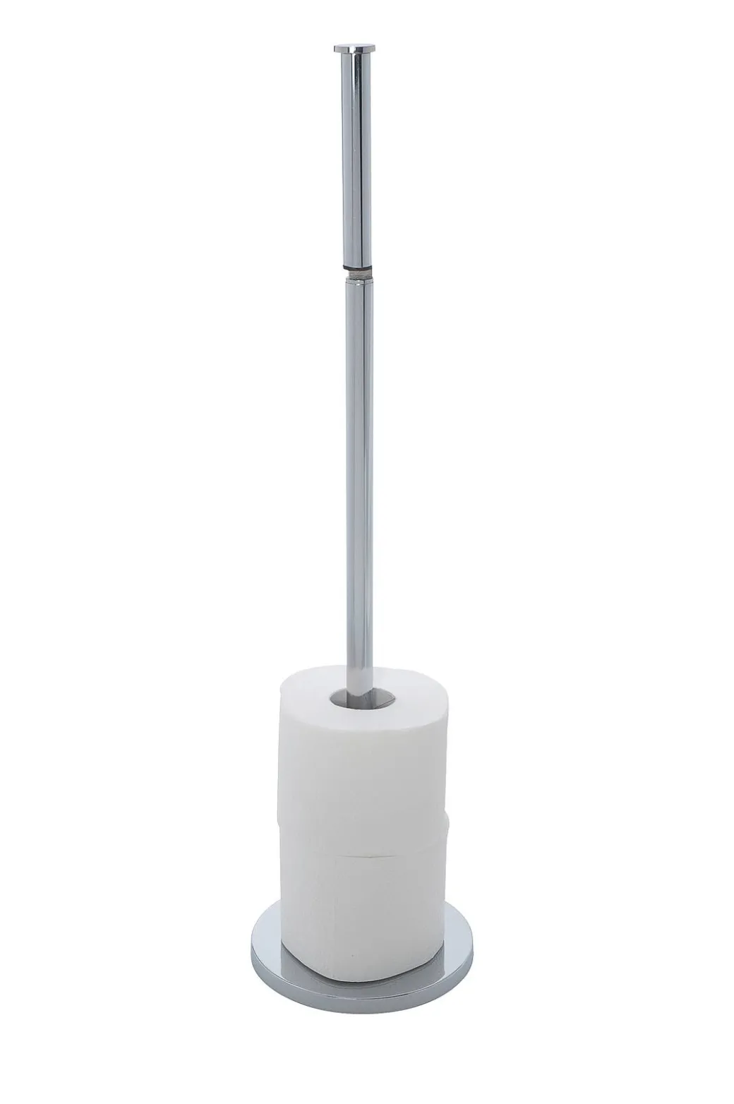 Wenko Staande Toiletrolhouder 2-In-1 Rvs Glanzend|Brico Outlet
