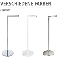Wenko Staande Toiletrolhouder 2-In-1 Rvs Glanzend|Brico Outlet