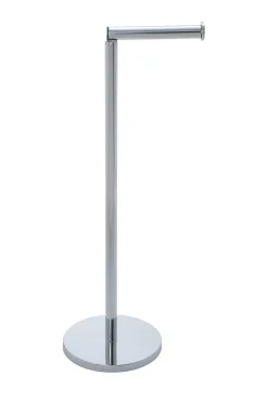 Wenko Staande Toiletrolhouder 2-In-1 Rvs Glanzend|Brico Outlet