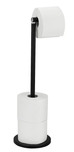 Wenko Toiletrolhouder Met Reserverolhouder Zwart 21X55X17Cm|Brico Hot