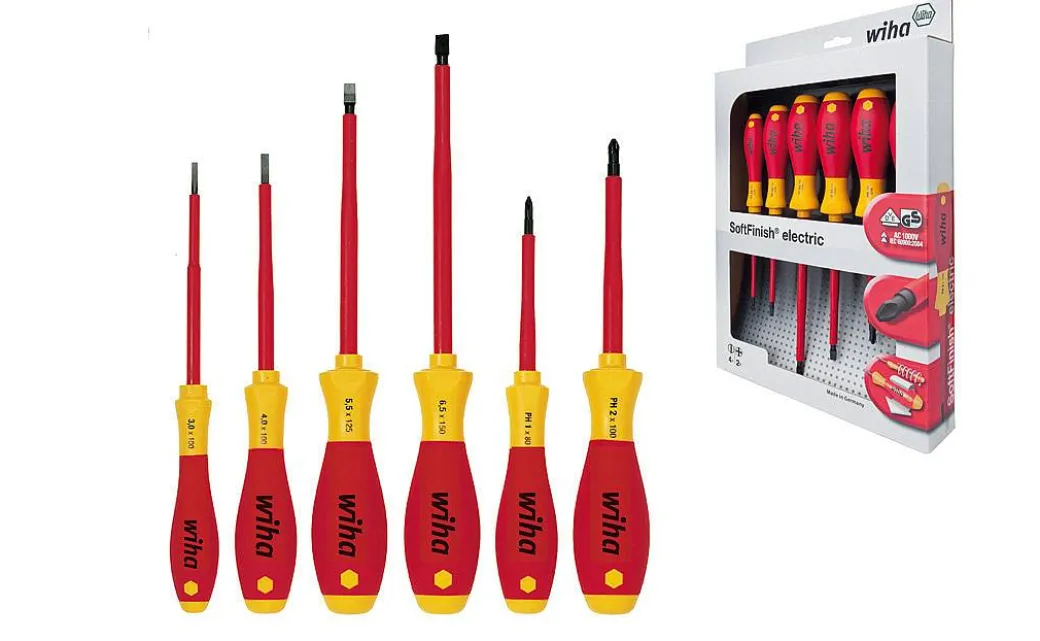 Wiha Schroevendraaierset Softfinish 00833 – 6 Stuks|Brico