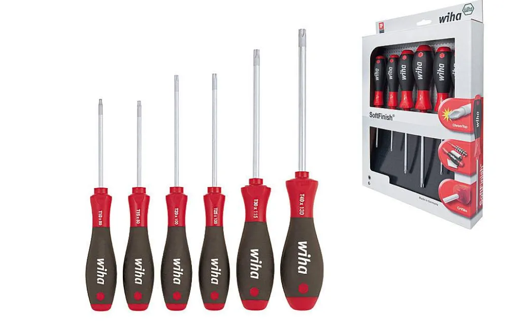 Wiha Schroevendraaierset Softfinish Torx – 6 Stuks|Brico Clearance