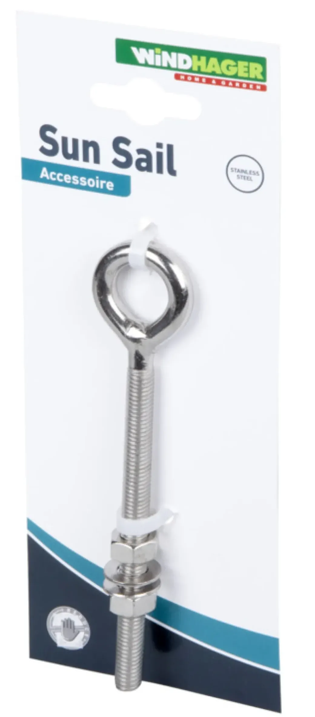 Brico Ringen-Windhager Eyelet Roestvrij Staal Sun Sail