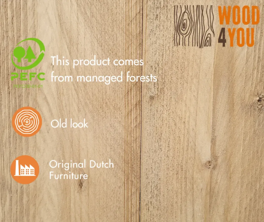 Brico Tuinbanken-Wood4You - Bankje - New Orleans - Steigerhout 130Lx40Hx38D Cm