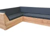 Brico Loungesets-Wood4You-Loungeset 6 Douglas 210X210 Cm-Incl Kussens