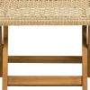 Brico Tuinbanken-Woood Tuinvoetenbank Ruit Lois - Hout - Naturel - 34X45X44