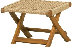 Brico Tuinbanken-Woood Tuinvoetenbank Ruit Lois - Hout - Naturel - 34X45X44