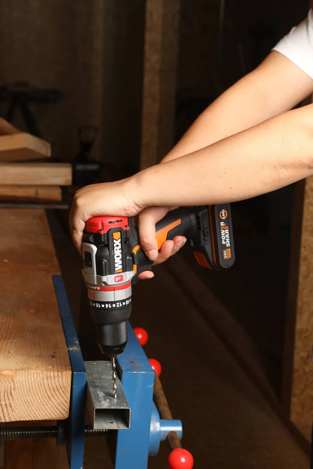 Worx Accuboormachine Met Klopfunctie Wx354.9 20V (Zonder Accu)|Brico Outlet