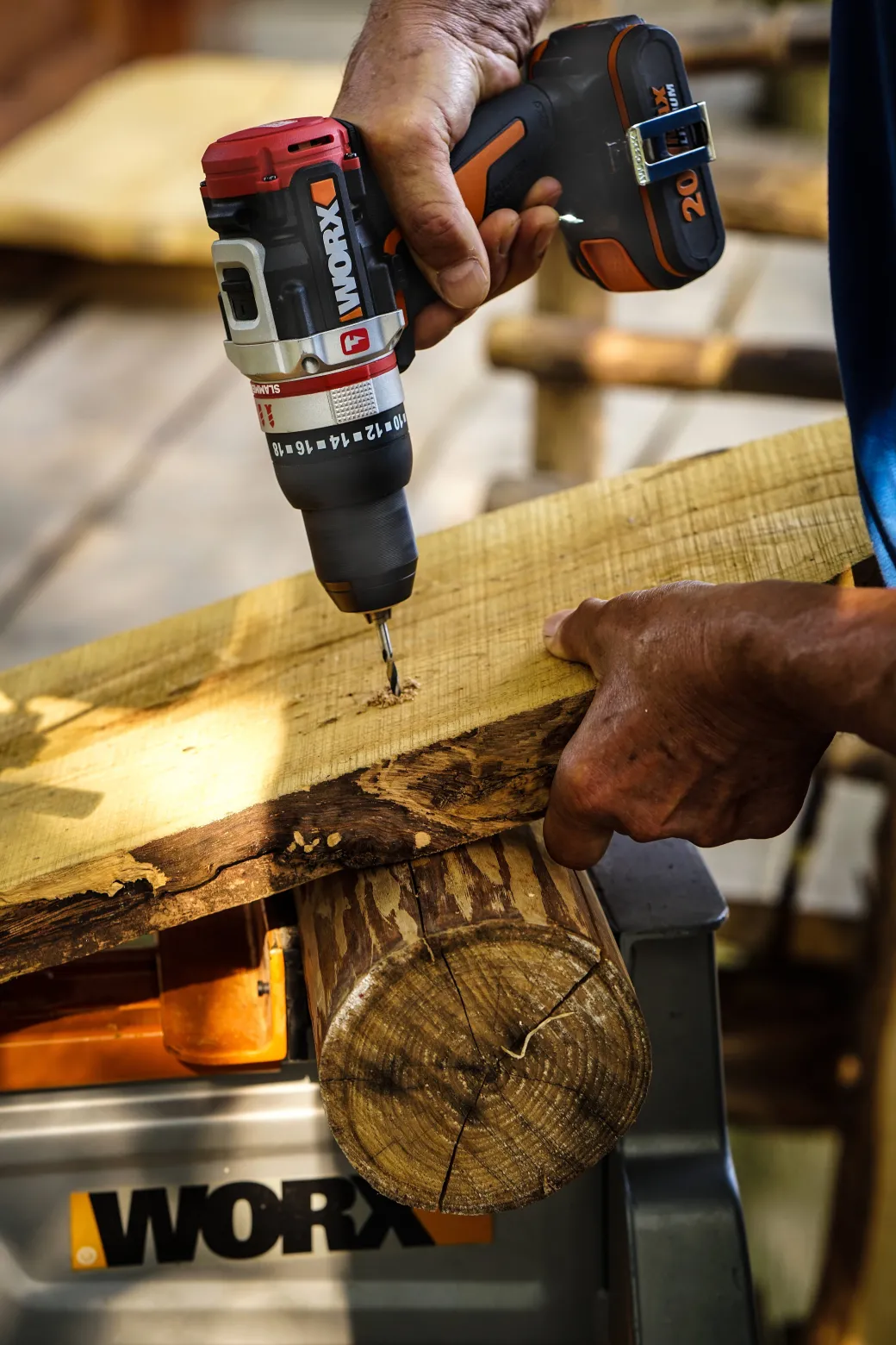 Worx Accuboormachine Met Klopfunctie Wx354.9 20V (Zonder Accu)|Brico Outlet