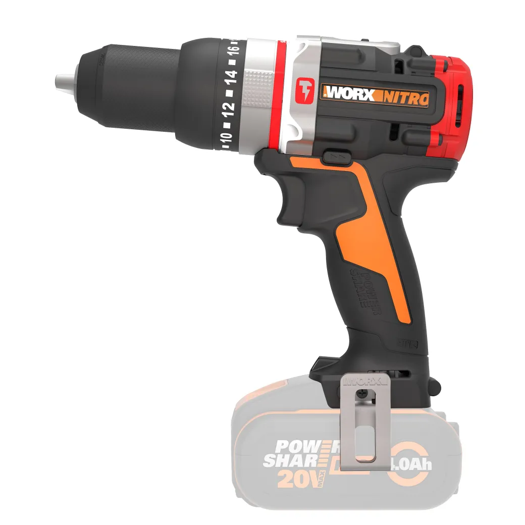 Worx Accuboormachine Met Klopfunctie Wx354.9 20V (Zonder Accu)|Brico Outlet
