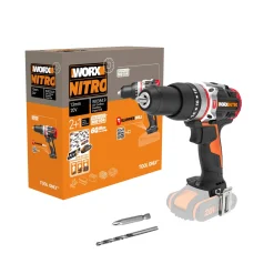Worx Accuboormachine Met Klopfunctie Wx354.9 20V (Zonder Accu)|Brico Outlet