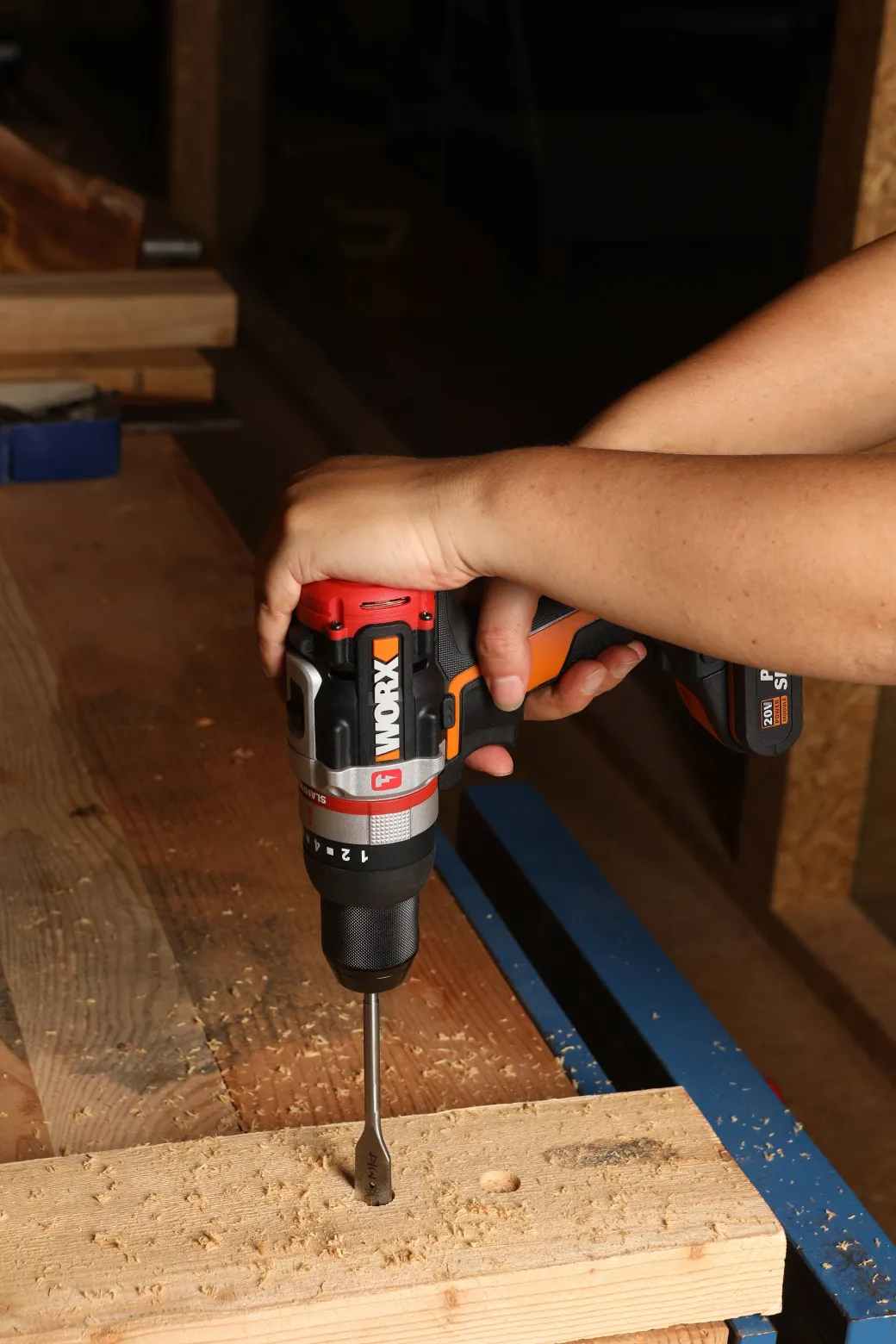 Worx Accuboormachine Met Klopfunctie Wx354.9 20V (Zonder Accu)|Brico Outlet