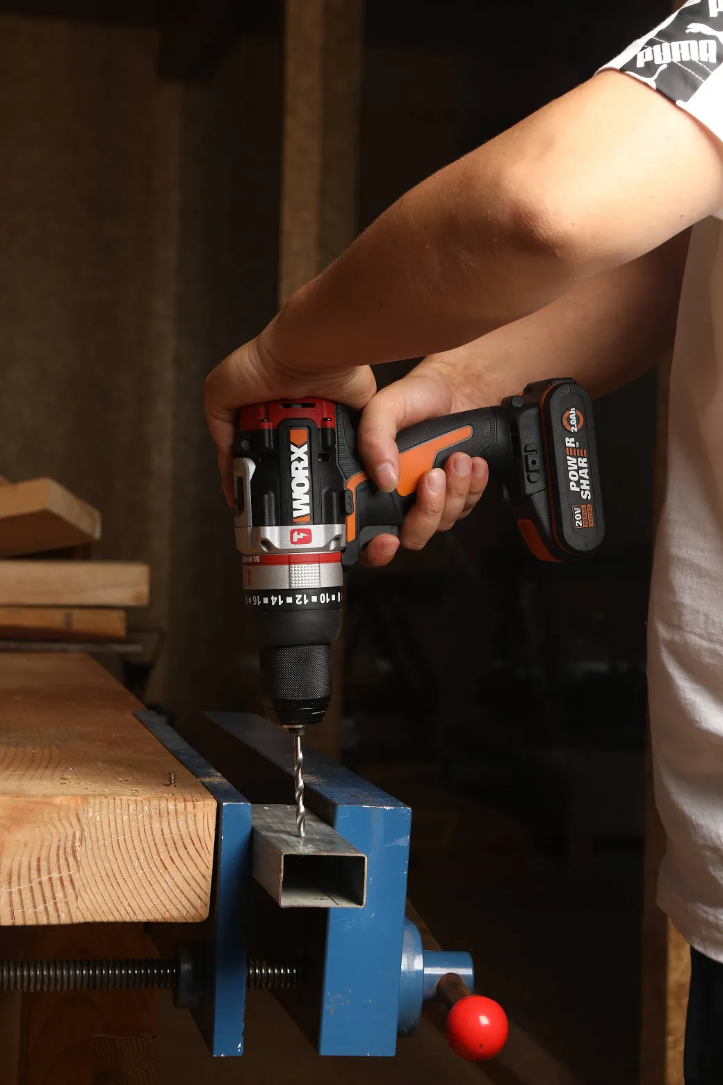 Worx Accuboormachine Met Klopfunctie Wx354.9 20V (Zonder Accu)|Brico Outlet