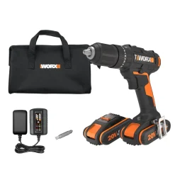 Worx Accuboormachine Met Klopfunctie Wx370,1 20V (2 Accu'S)|Brico Outlet