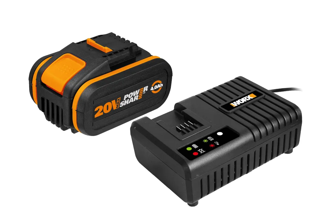 Worx Batterij En Lader Starterset Wa3609 20V 4Ah|Brico Sale