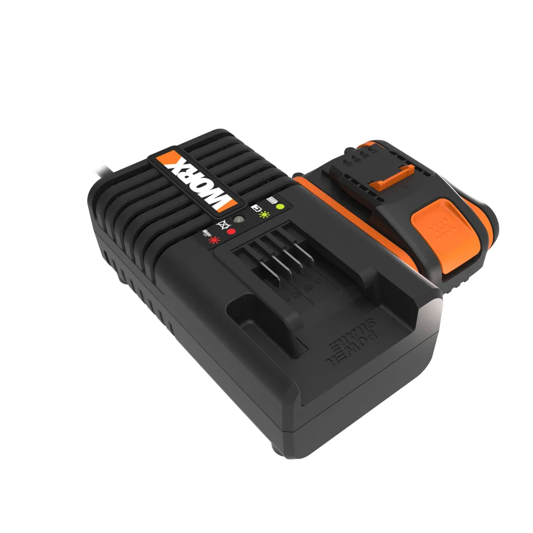 Worx Batterij En Lader Wa3601 20V 2Ah|Brico