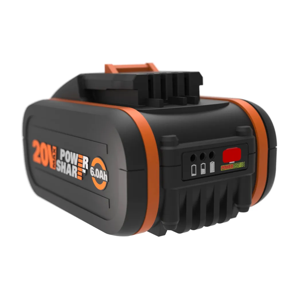 Worx Batterij Powershare Li-Ion 20V 6,0Ah|Brico Discount