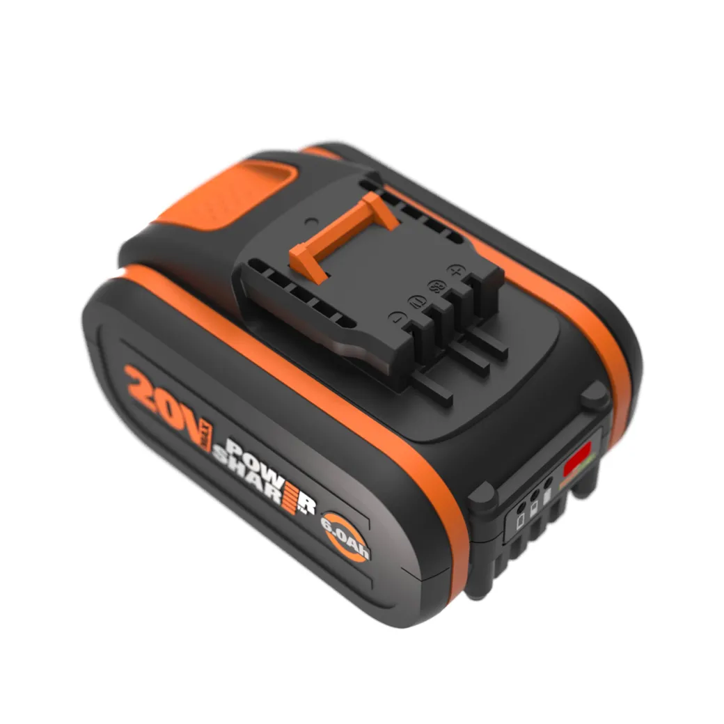 Worx Batterij Powershare Li-Ion 20V 6,0Ah|Brico Discount