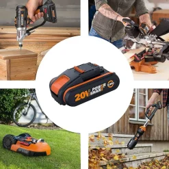 Worx Batterij Wa3553 20V 4Ah|Brico Discount