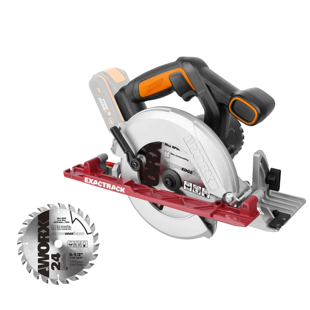 Worx Cirkelzaag Wx530.9 20V (Zonder Accu)|Brico Outlet