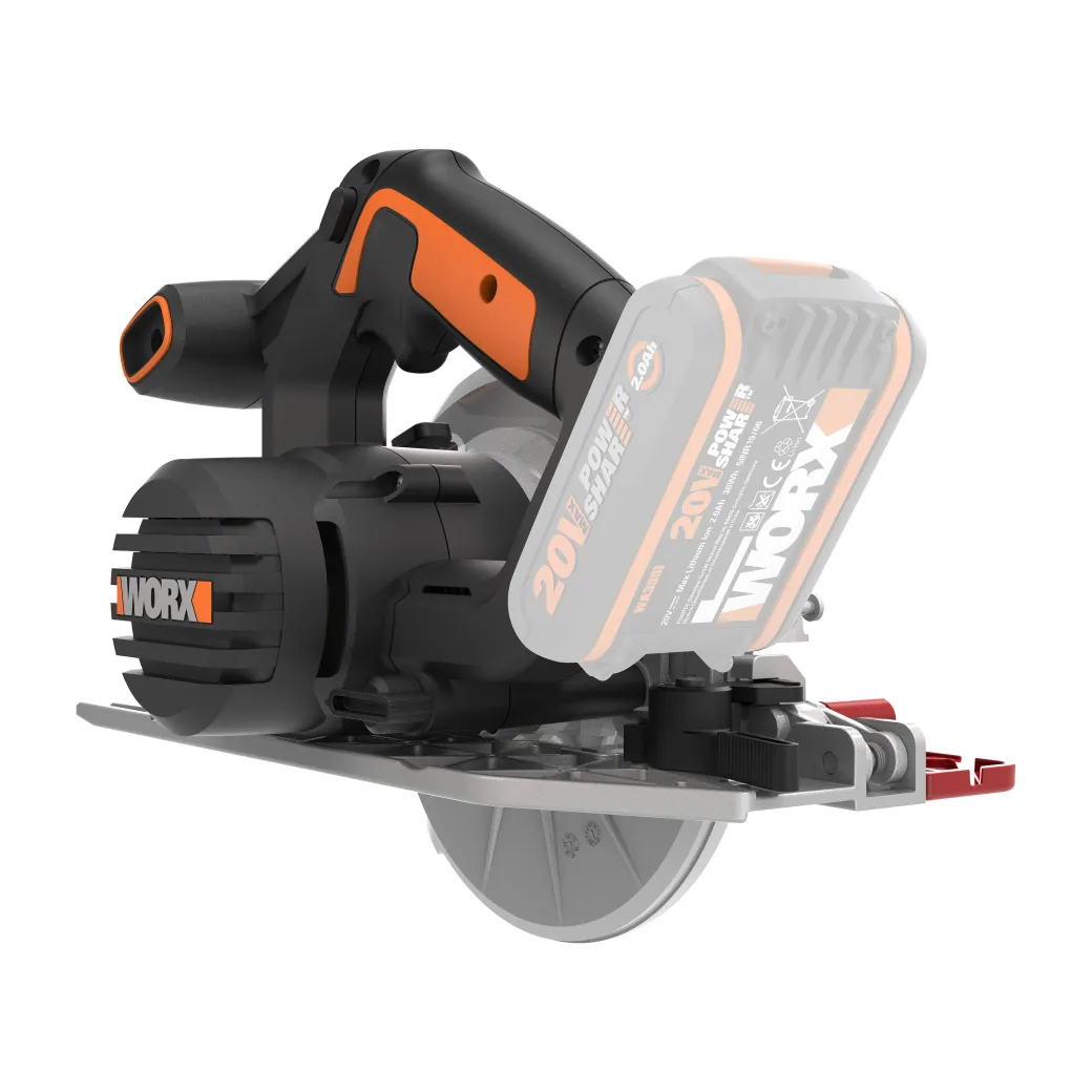 Worx Cirkelzaag Wx530.9 20V (Zonder Accu)|Brico Outlet